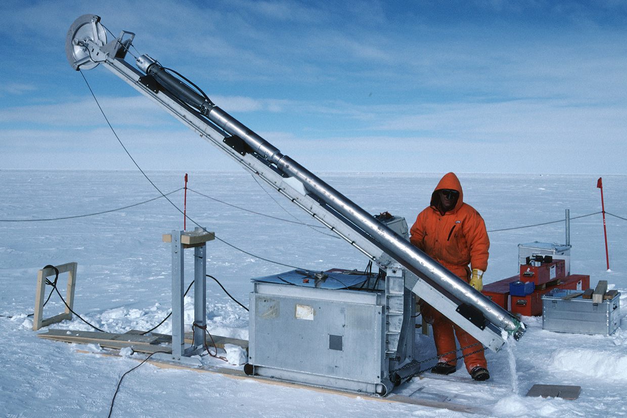 Shallow ice core drilling at Dome C