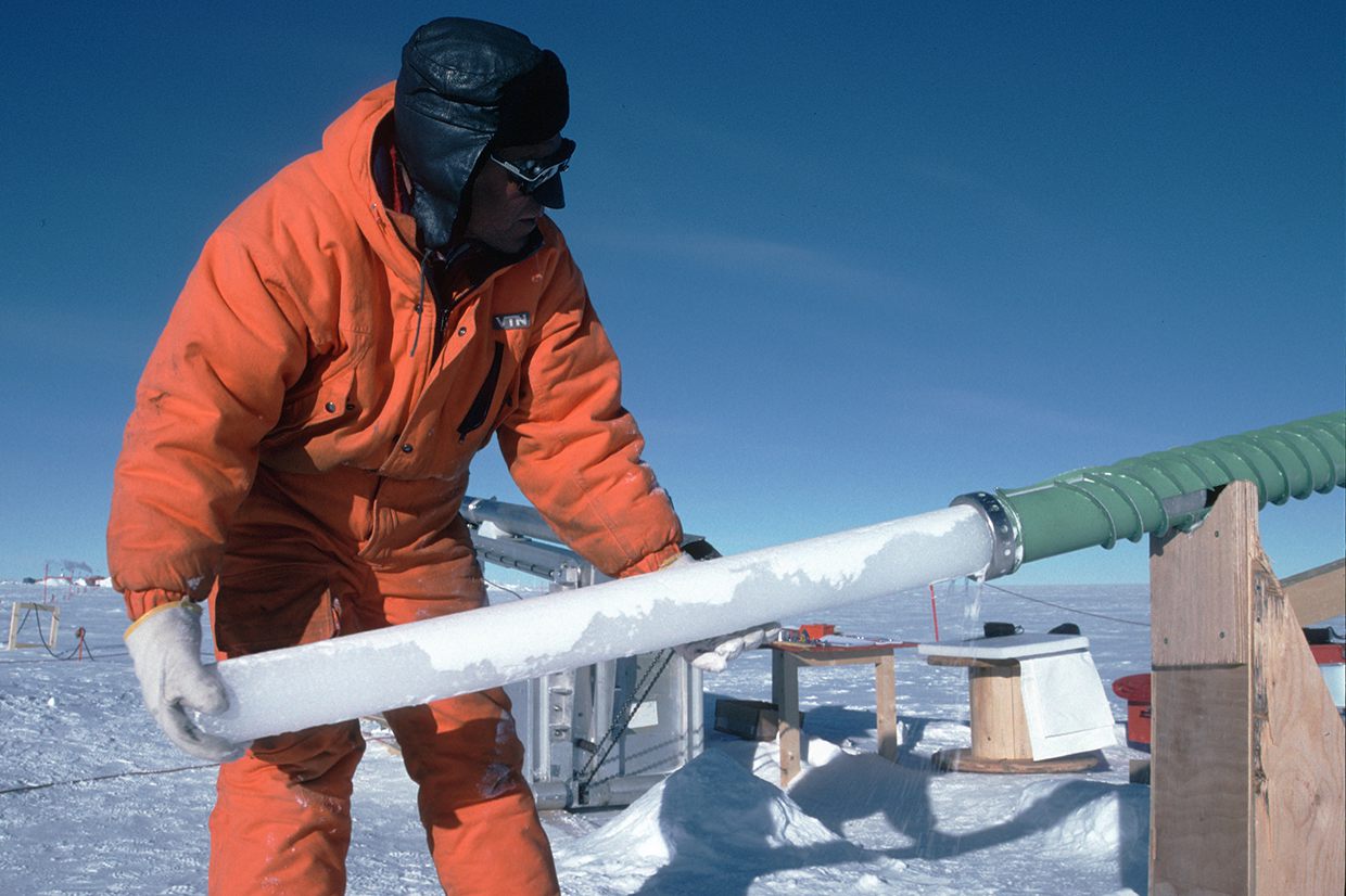 ice core extraction