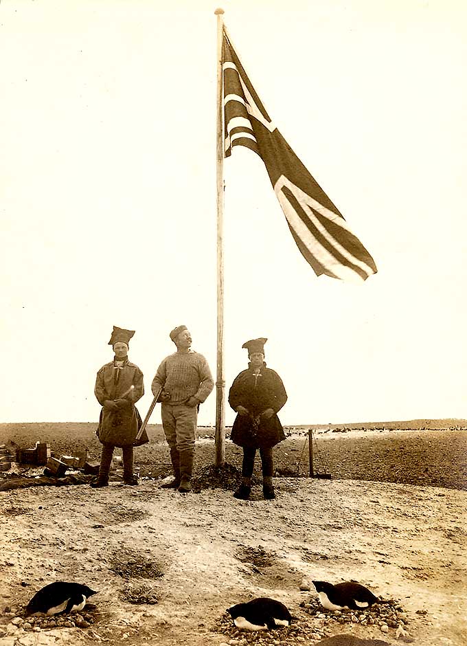 The flag at Cape Adare
