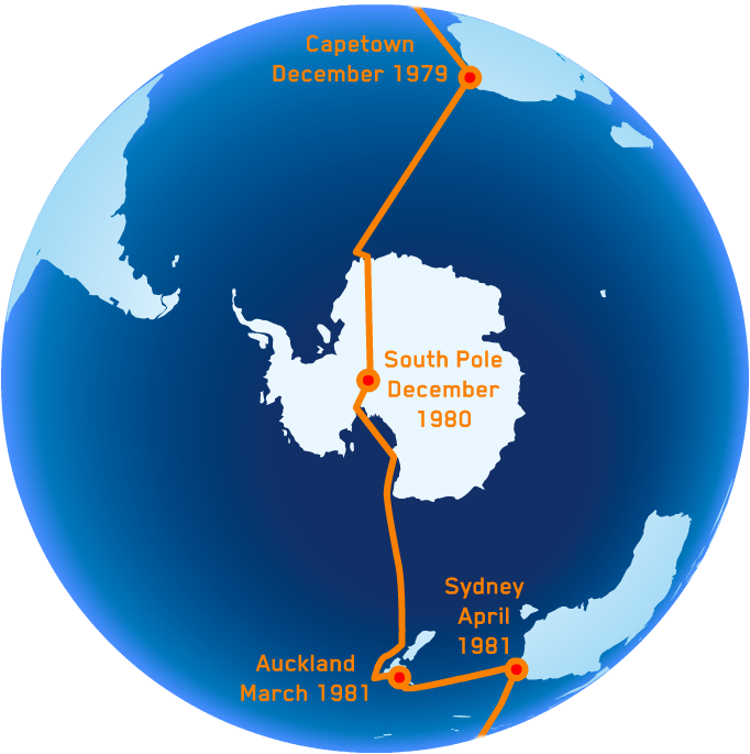 Transglobe expedition map