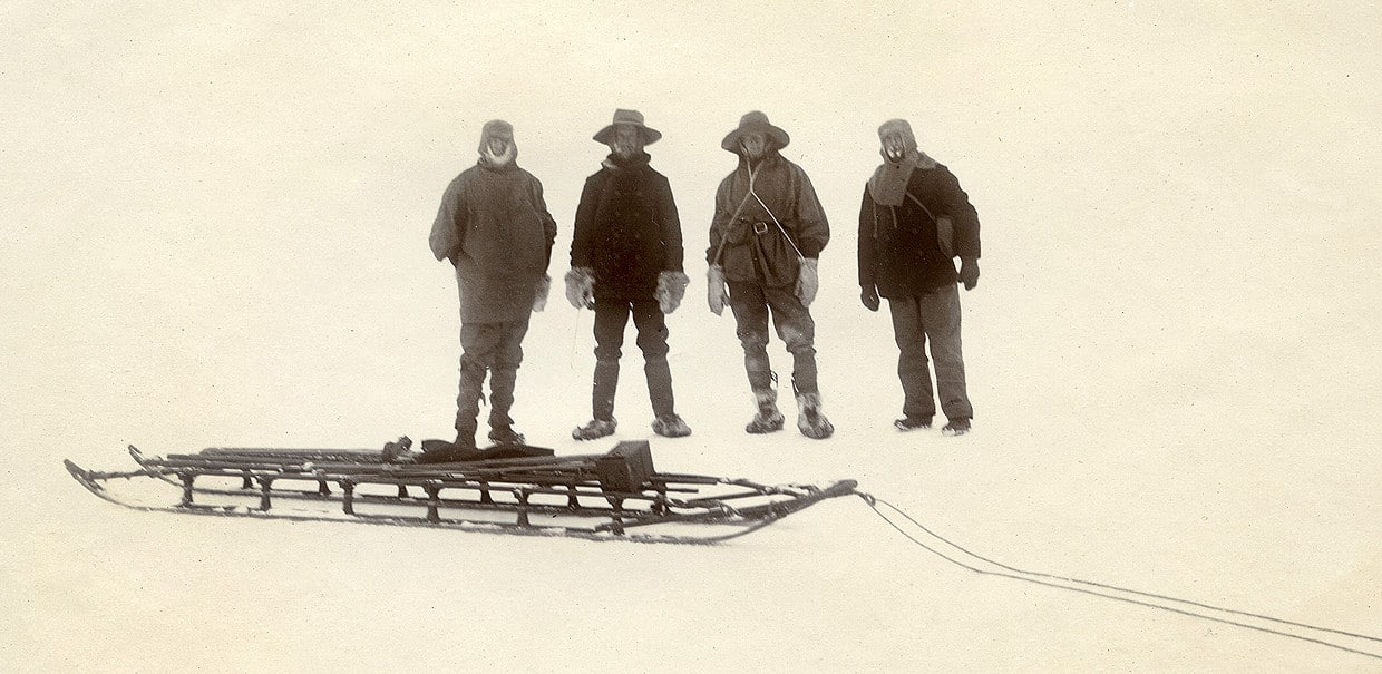 Group in search of Penguins 1903. © Royal Geographical Society, Michael Barnes