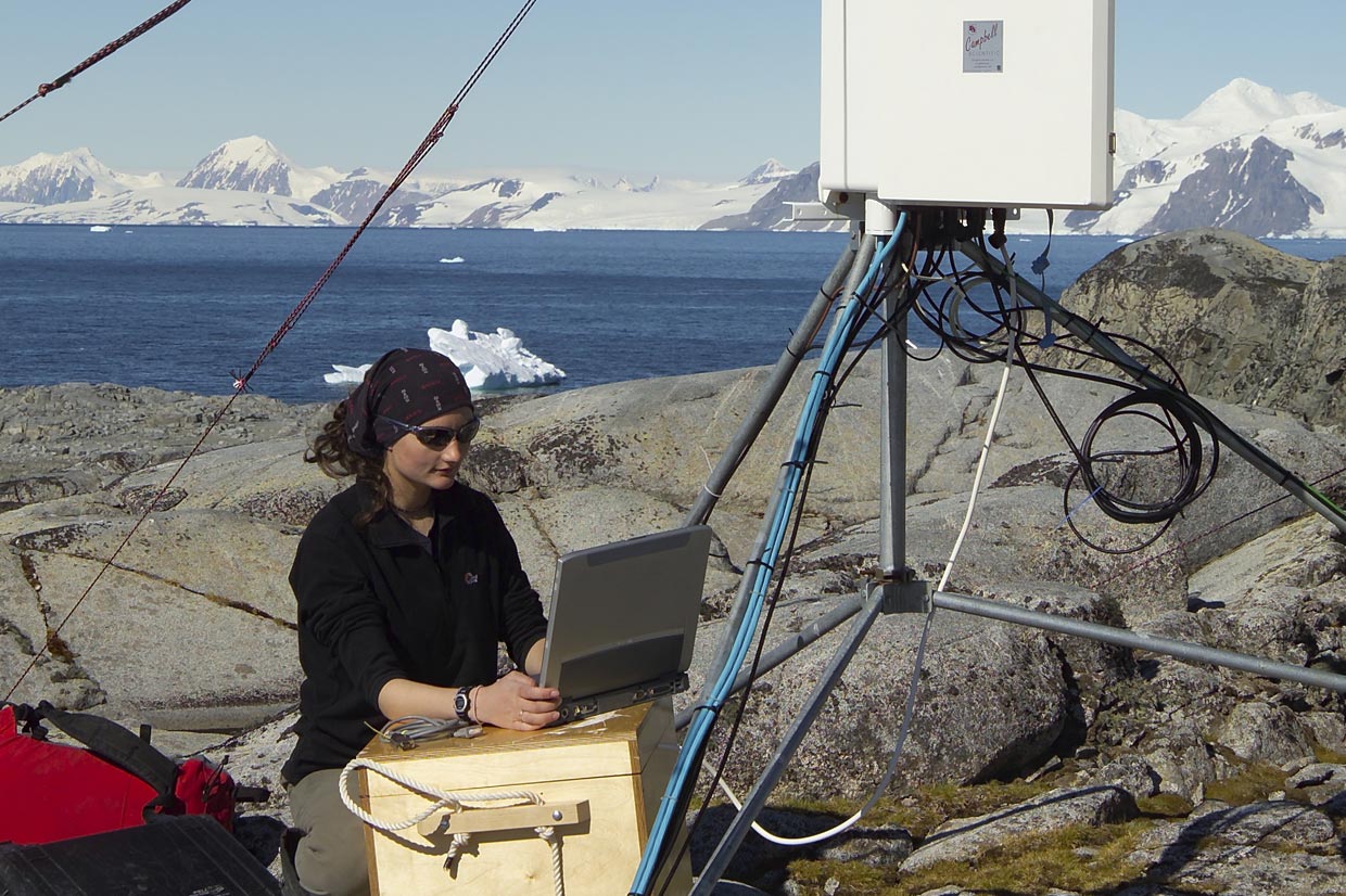 Meteorological station at Anchorage Island, near Rothera Research Station