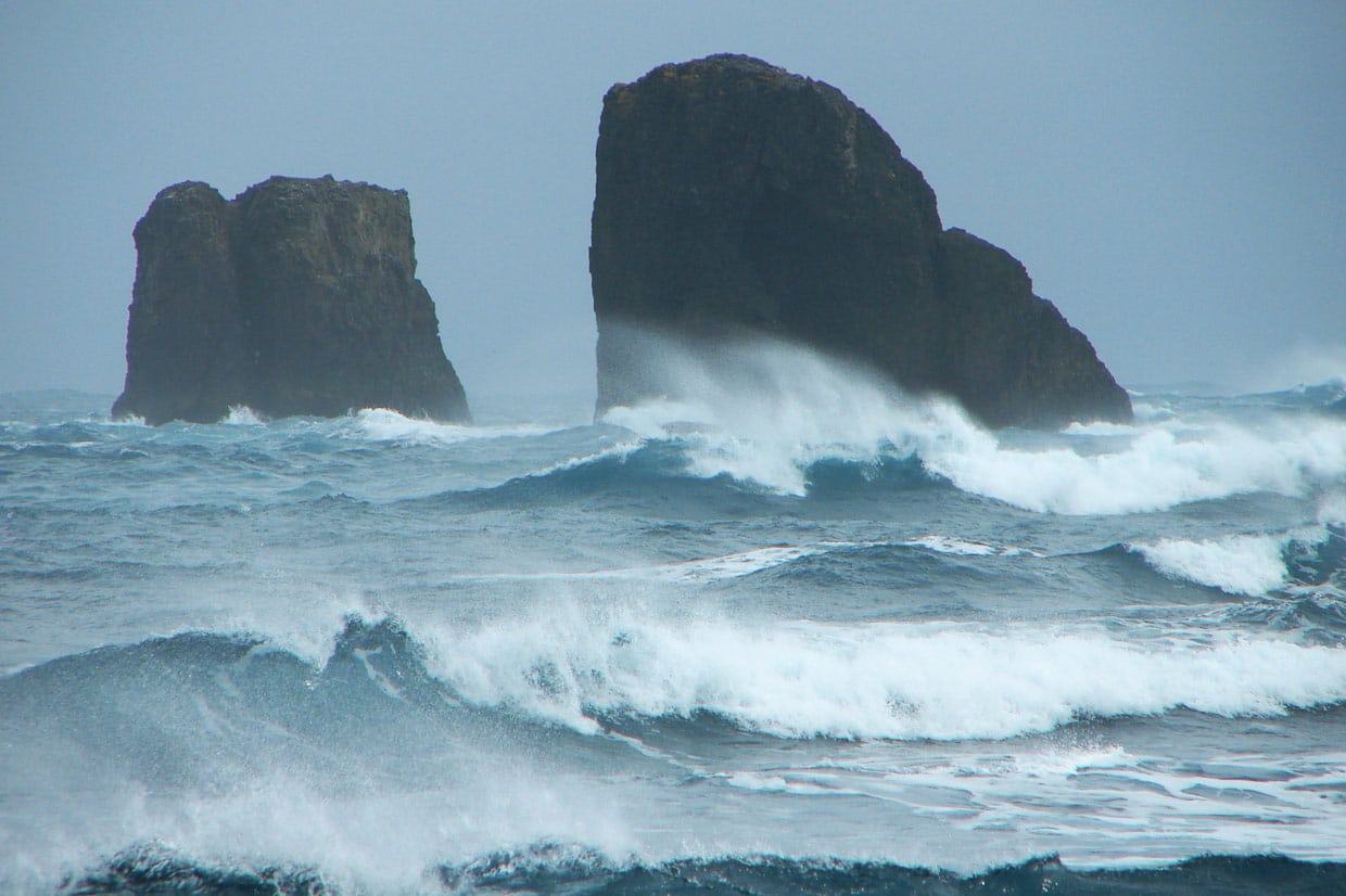 Sea-stacks off Fildes Peninsula