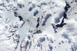 Antarctic Peninsula satellite image