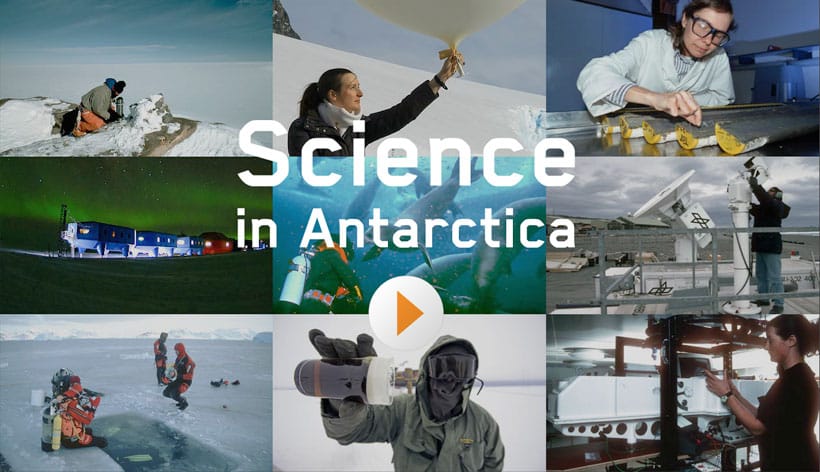 what are three research goals of scientists in antarctica